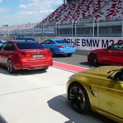 Новые BMW M4 M3 на Moscow Raceway