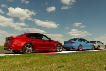 BMW M4 and M3 at Nurburgring BMW 3 серия F80