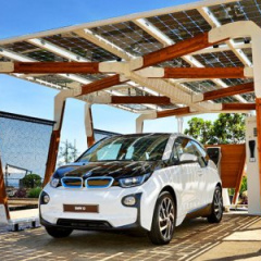 BMW создаст беспроводные зарядные станции