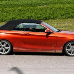 Кабриолет BMW 2 Series проходит тестирование на Нюрбургринге