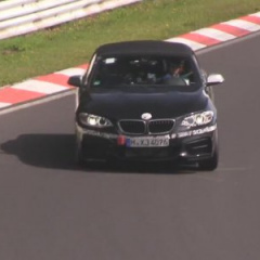 Кабриолет BMW 2 Series проходит тестирование на Нюрбургринге