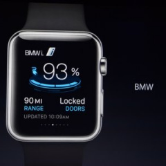 Приложение BMW i для часов Apple