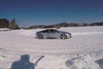 BMW i8. Дрифт на снегу. BMW BMW i Все BMW i