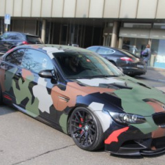 Кабриолет BMW M3 (E93) в военном стиле от Hamann