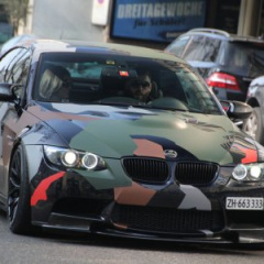 Кабриолет BMW M3 (E93) в военном стиле от Hamann