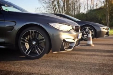 BMW i8 vs BMW M4 BMW 4 серия F82-F83