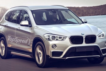 BMW Х1 2016 модельного года на новом рендеринге BMW X1 серия E84