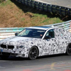 Новое поколение BMW 5 Series проходит испытания на Нюрбургринге