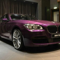 Экслюзивный BMW 760Li в цвете «Twilight Purple» от BMW Abu Dhabi Motors