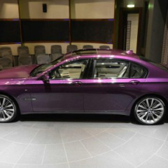 Экслюзивный BMW 760Li в цвете «Twilight Purple» от BMW Abu Dhabi Motors