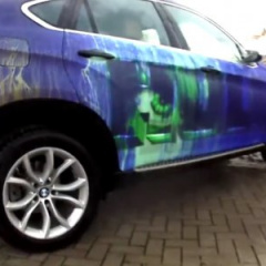 BMW X6 с изменяемой окраской Hulk