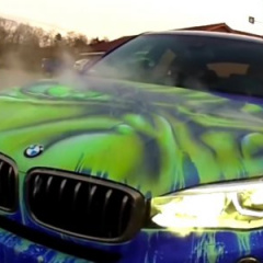 BMW X6 с изменяемой окраской Hulk