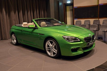 Кабриолет BMW 650i в цвете Java Green BMW 6 серия F12-F13