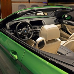 Кабриолет BMW 650i в цвете Java Green