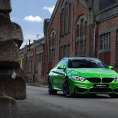 Фотосет с BMW M4 в цвете Java Green