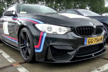 BMW M4 с выхлопом M Perfomance BMW 4 серия F82-F83