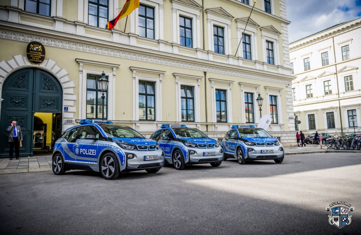 BMW i3 пополнили автопарк полиции в Мюнхена