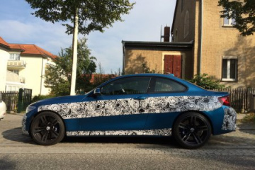 В преддверии официальной премьеры BMW M2 Coupe попал в объективы фотокамер BMW 2 серия F22-F23