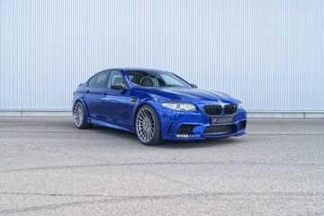 BMW 5 Series Bagged on 20'' Vossen CV2 Concave Wheels BMW 5 серия F10-F11