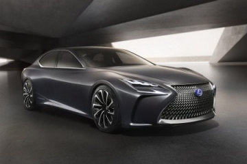 Новый Lexus LF-LC попал в объективы фотокамер вместе с Porsche и BMW BMW Другие марки Lexus