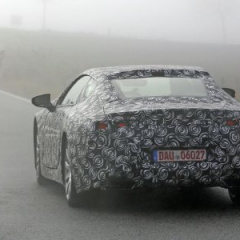 Новый Lexus LF-LC попал в объективы фотокамер вместе с Porsche и BMW