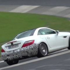 Обновленный Mercedes SLK проходит тесты на Нюрбургринге