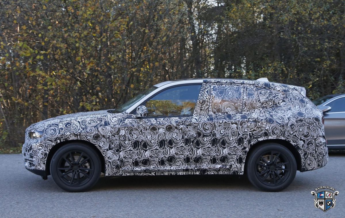На автодорогах Германии продолжают тестировать BMW X3 нового поколения