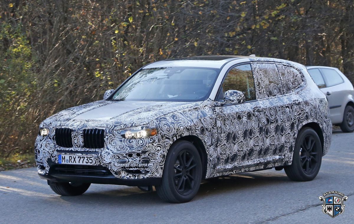 На автодорогах Германии продолжают тестировать BMW X3 нового поколения