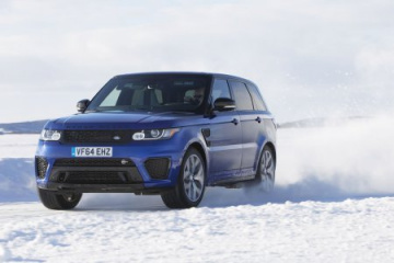 Range Rover Sport SVR протестировали на льду BMW Другие марки Land Rover