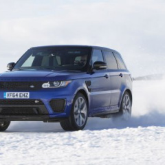 Range Rover Sport SVR протестировали на льду