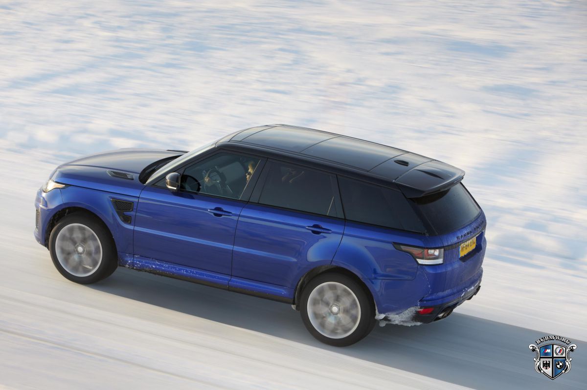 Range Rover Sport SVR протестировали на льду