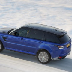 Range Rover Sport SVR протестировали на льду