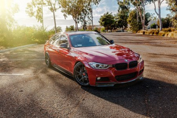 BMW 335i в обвесе от Vorsteiner BMW 3 серия F30-F35