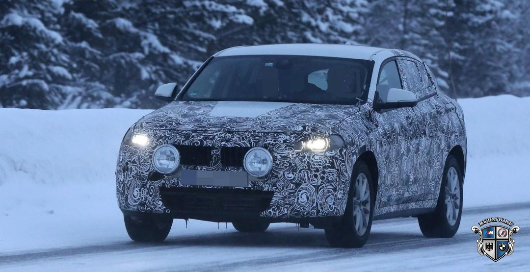 BMW X2 тестируют в Швеции