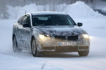 Обновленный BMW 5 Series GT тестируют в зимних условиях BMW 5 серия GT