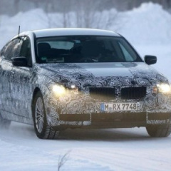 Обновленный BMW 5 Series GT тестируют в зимних условиях