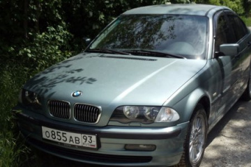 Горит значок стояночного тормоза. BMW 3 серия E46