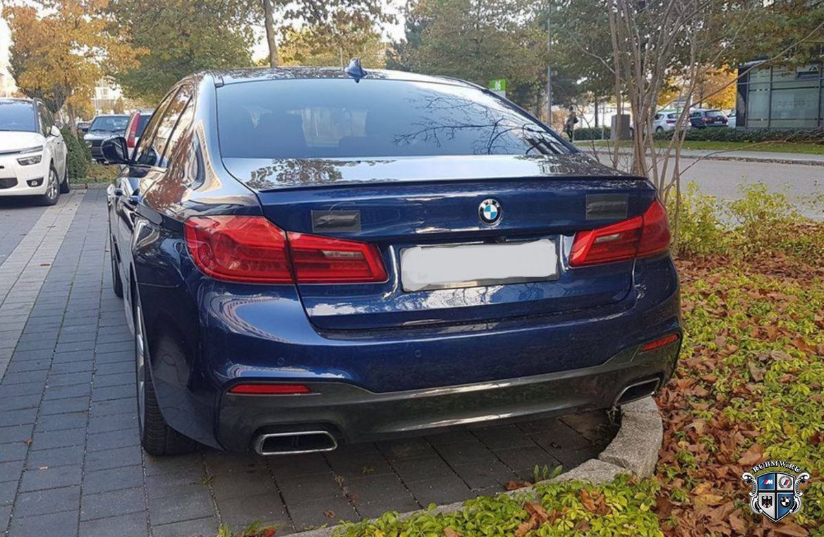 Первые фото BMW M550i xDrive в кузове G30