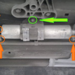 Замена топливного фильтра BMW e46 (двигатель N42B20)