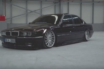 BMW 740Li (E38) на дисках Vossen Black Empire 11 BMW 7 серия E38