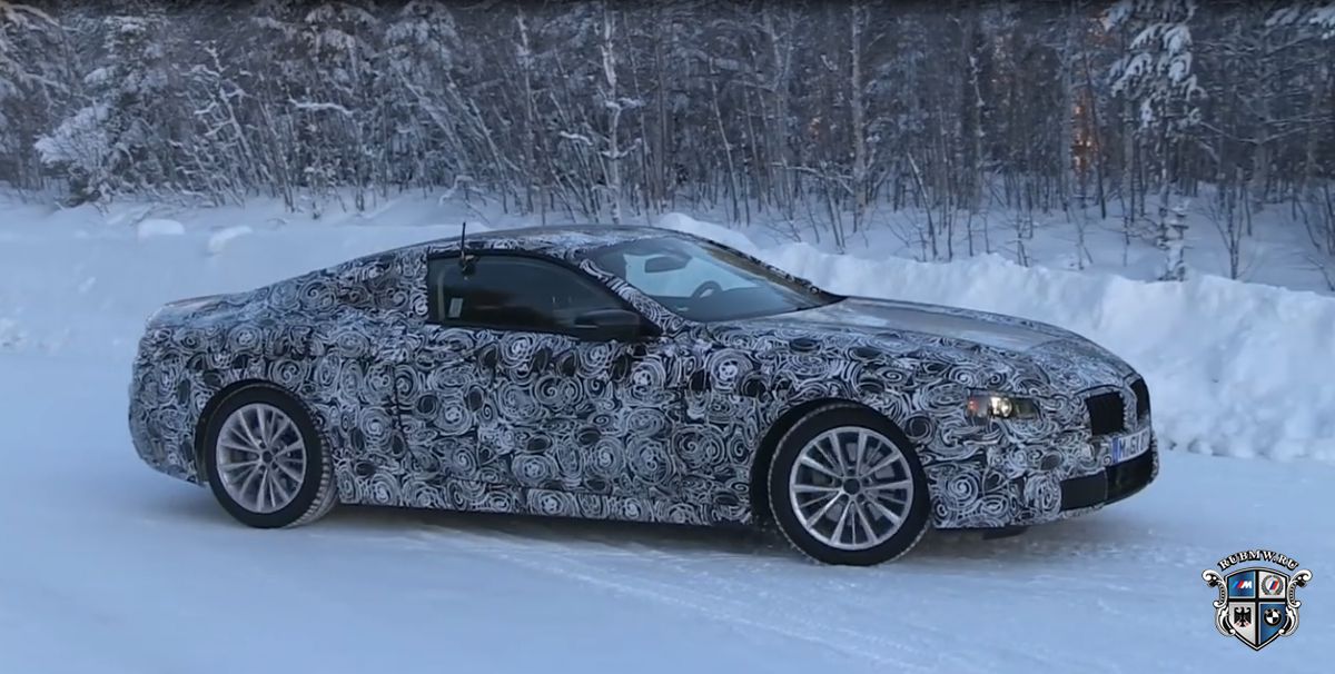 Возрожденный BMW 8 Series тестируют в Швеции (Видео)