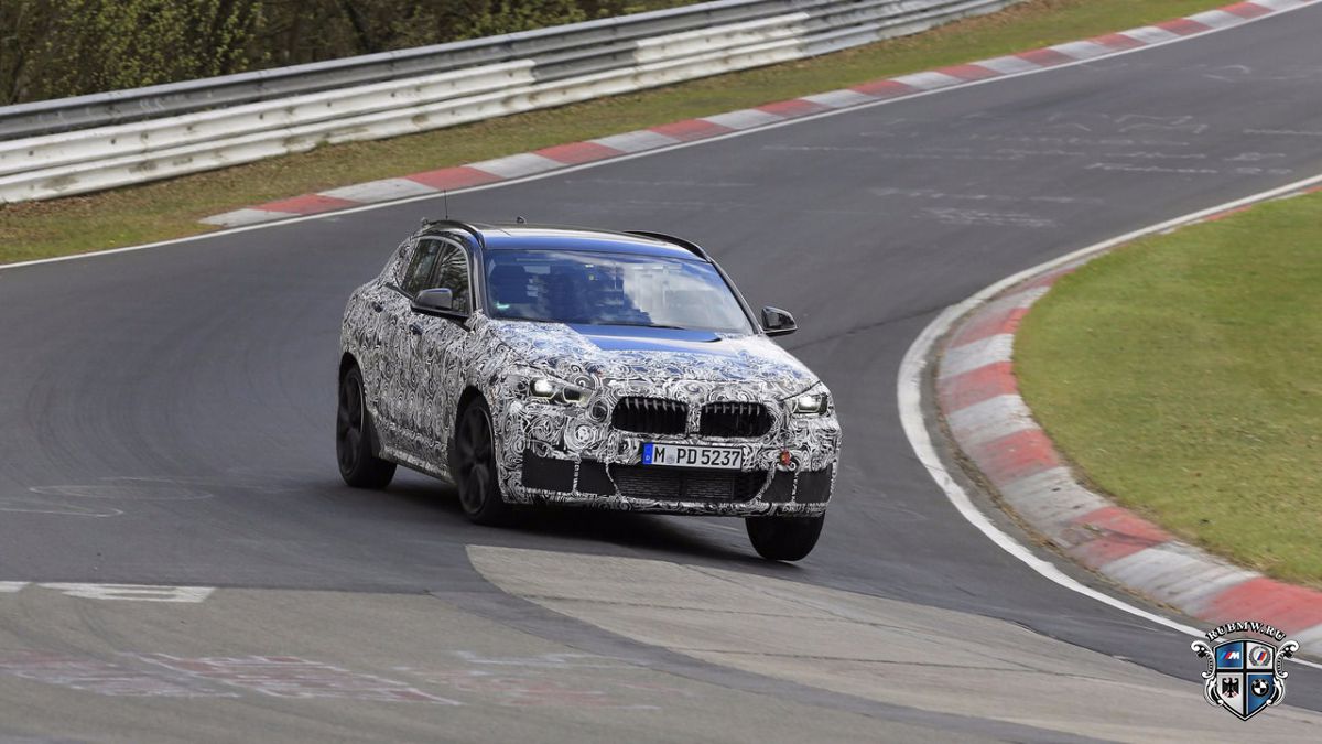 BMW X2 тестируют на Нюрбургринге