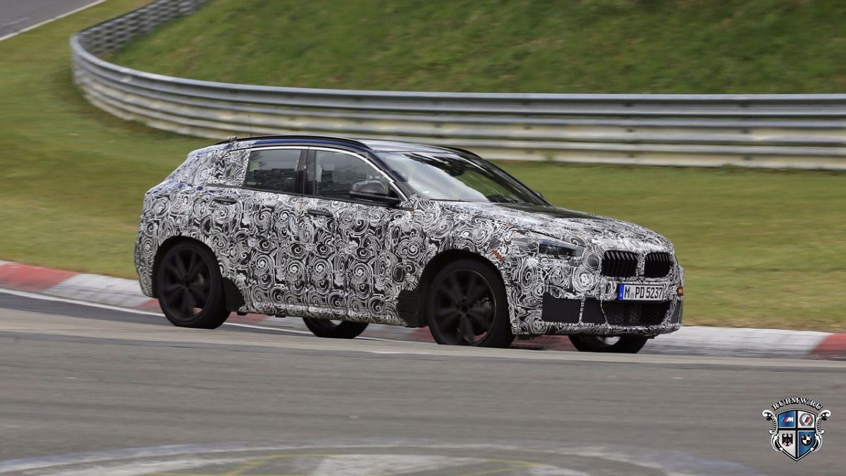 BMW X2 тестируют на Нюрбургринге