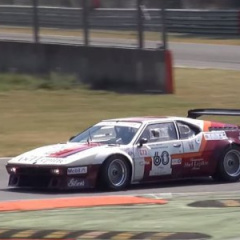 Легендарный BMW M1 ProCar выехал на гоночный трек (Видео)