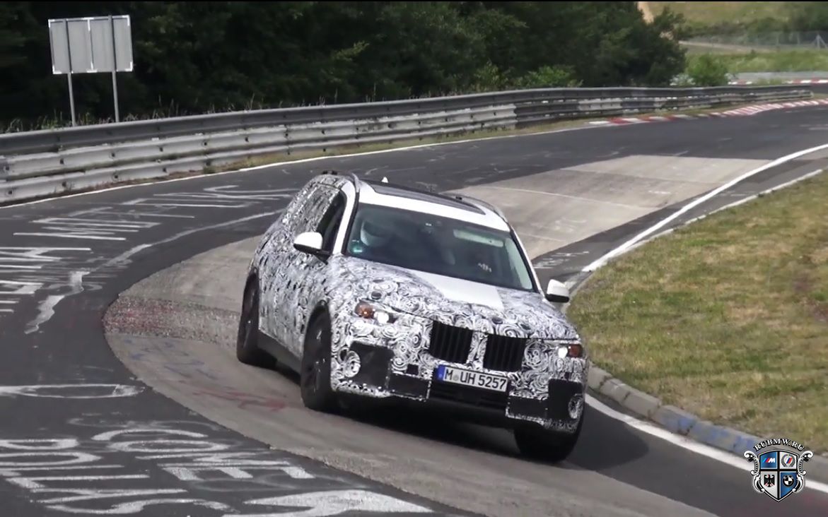Новый BMW X7 обкатывают на Нюрбургринге (Видео)