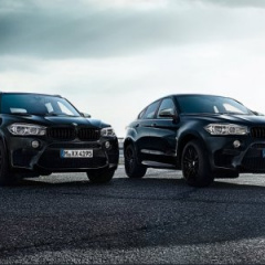 Практически полностью черные кроссоверы X5 M и X6 M выпустила BMW