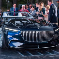 Mercedes показал 6-метровый класса люкс Maybach 6 Cabriolet