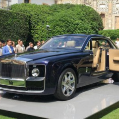 На моторшоу Concorso d’Eleganza показали самый дорогой автомобиль на планете - Rolls-Royce Sweptback