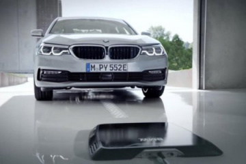 В 2018 году автомобили BMW получат беспроводную зарядку. BMW 5 серия G31
