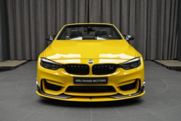 Кабриолет М4 от BMW в уникальном жёлтом цвете Speed Yellow у официального дилера BMW M серия Все BMW M